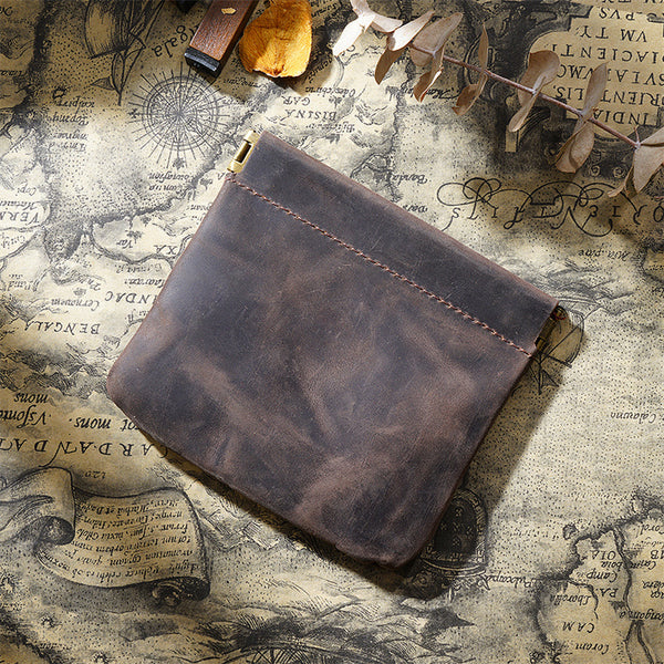 Mini Vintage Leather Coin Purse