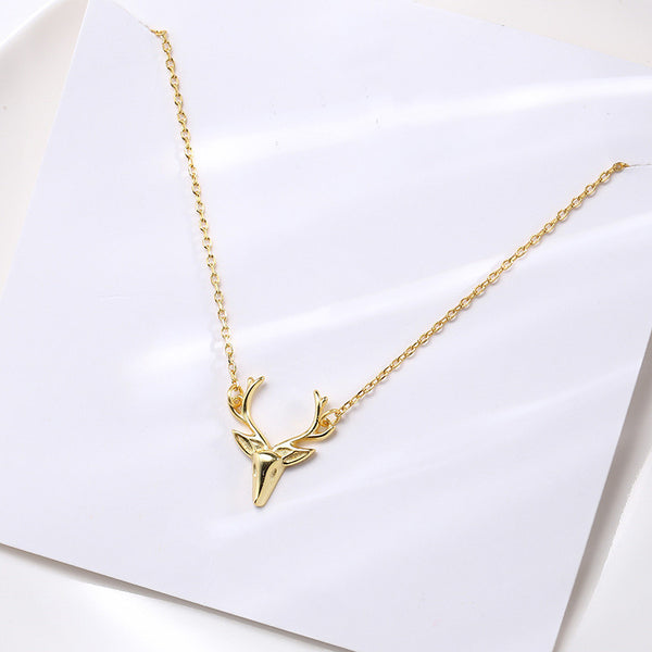 Deer Antler Pendant Necklace