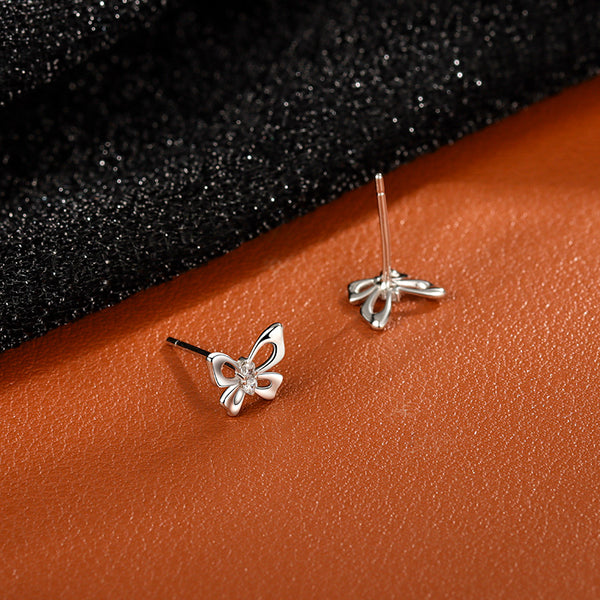 Dainty Butterfly Stud Earrings