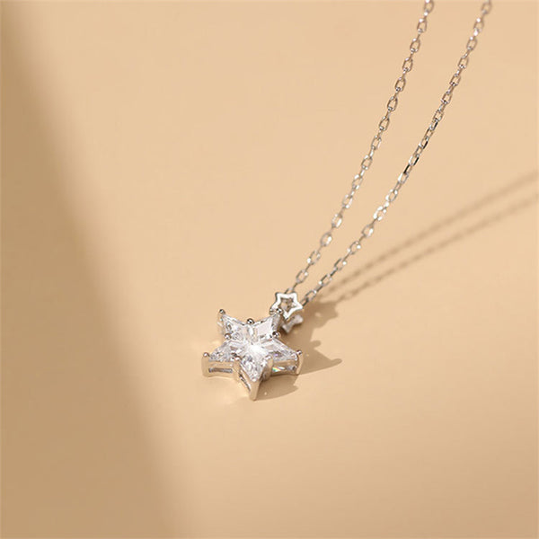 Dainty Star Charm Pendant Necklace