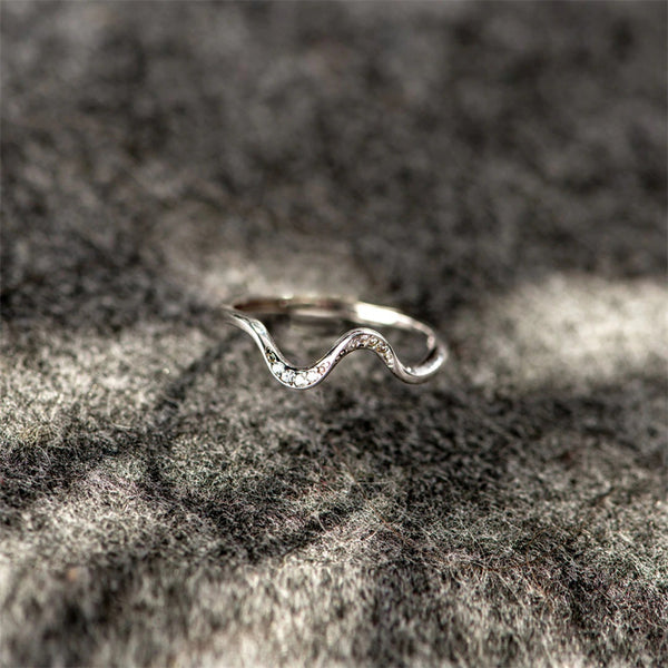 Infinity Wave Stackable Ring