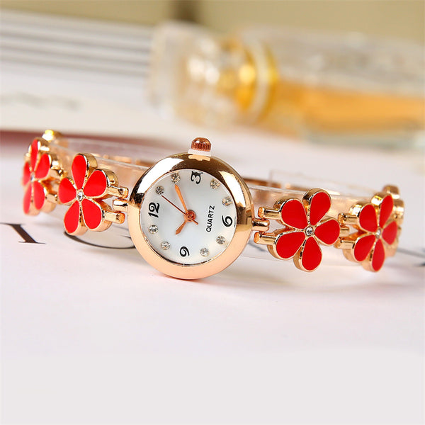 Four Leaf Clover 22 mm Bracelet Watch