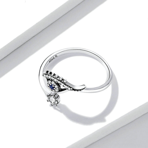 Evil Eye Stacking Bypass Ring