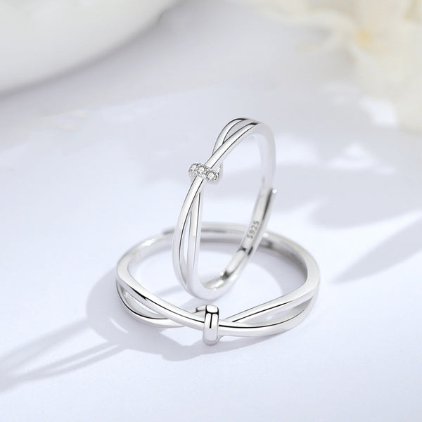 Mobius Knot Couple Ring