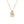 Dainty Pink Tulip Pendant Necklace