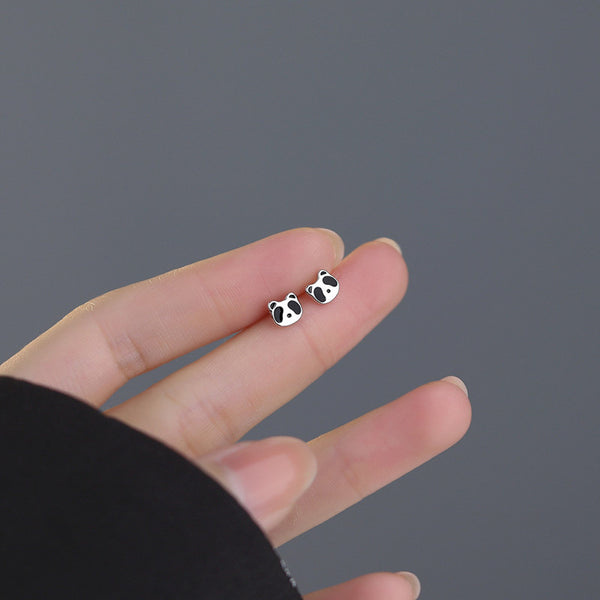 Cute Panda Stud Earrings