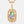 Teardrop Opal Gold Leaf Pendant Necklace