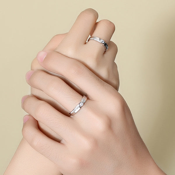 Forever Love Heart Couple Ring