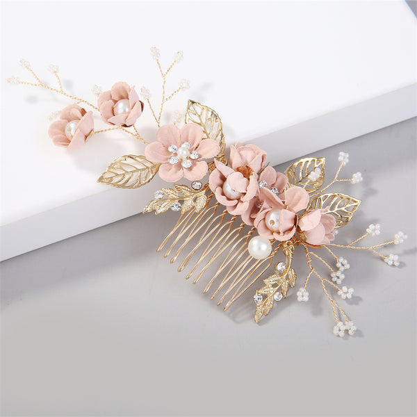 Pearl Flower Bridal Wedding Headband