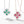 Lab Grown Emerald Ruby Four Leaf Clover Necklace