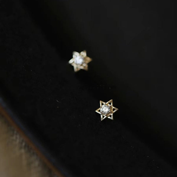 Star of David Stud Earrings