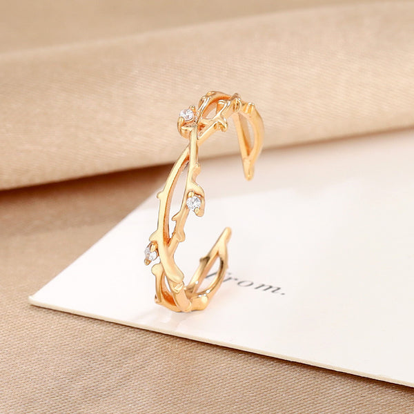 Delicate Twig Stacking Wedding Ring