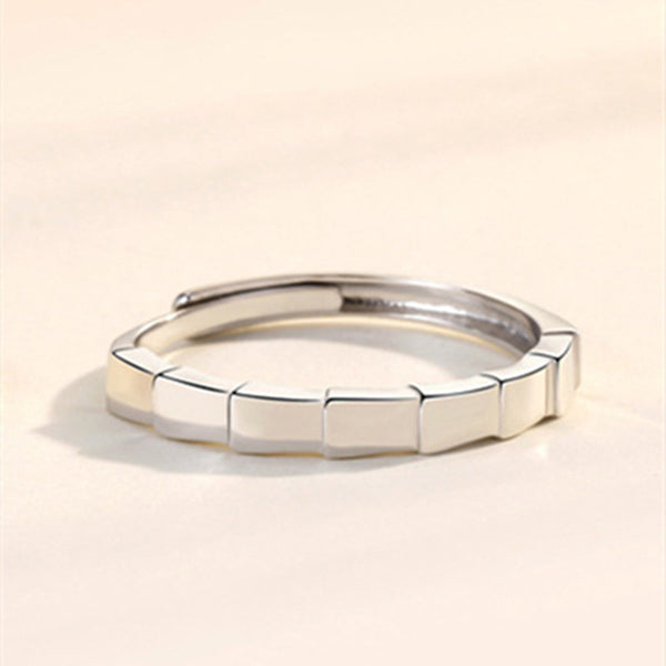 Bamboo Joint Couple Matching Ring