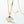 Gold Shell Fan Emerald Necklace