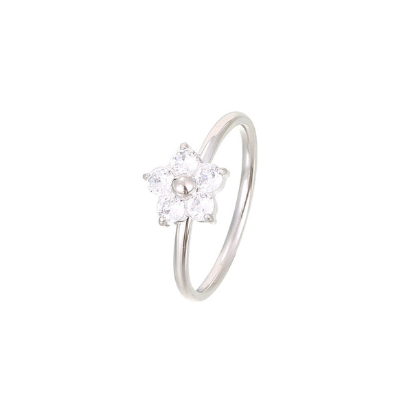 Dainty Flower Band Ring