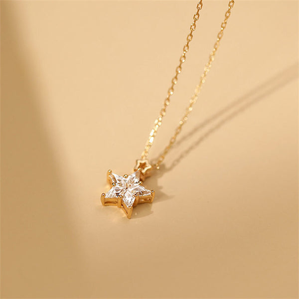 Dainty Star Charm Pendant Necklace