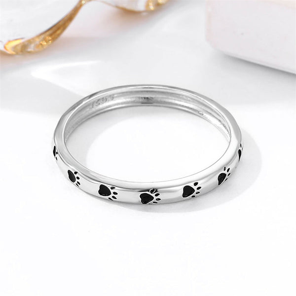 Pet Cat Paw Slim Ring