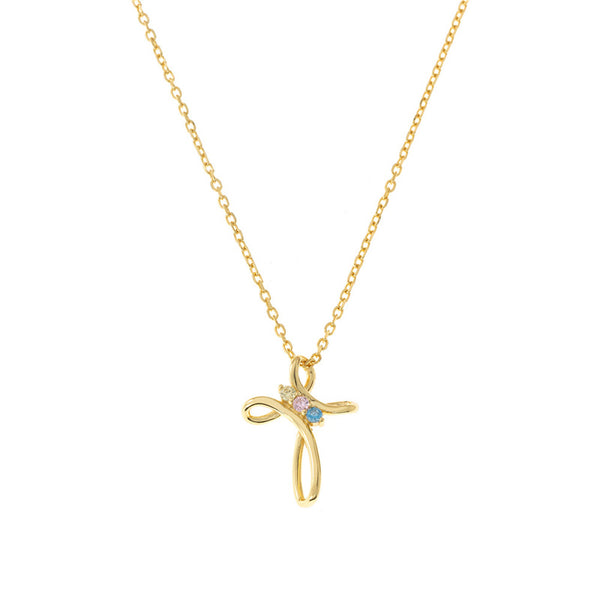 Dainty Cross Pendant Necklace