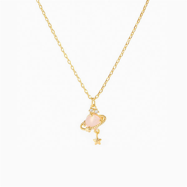 Planet Star Pendant Necklace