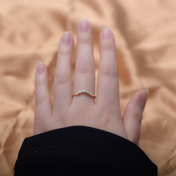 Triple Leaf Stackable Ring