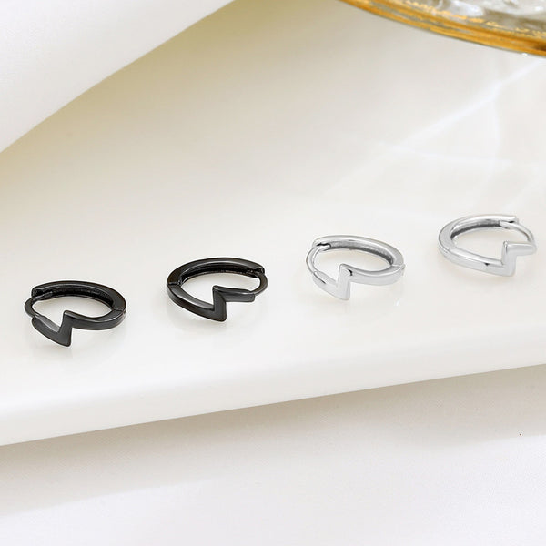 Letter Z Hoop Earrings