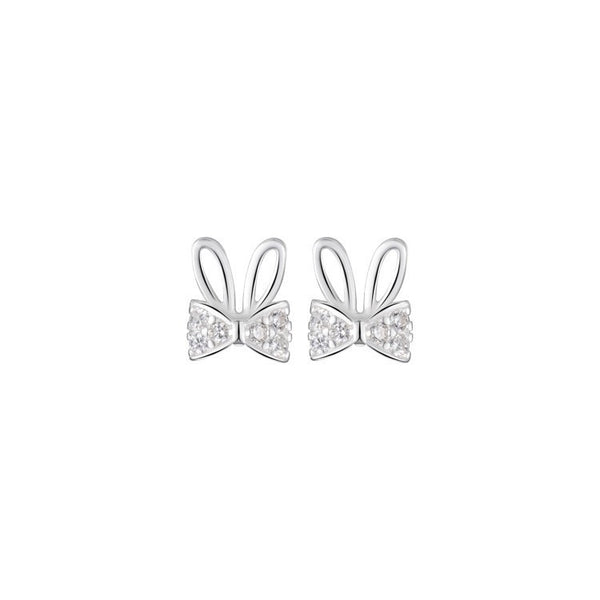 Cute Bowknot Bunny Stud Earrings