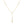 Dainty Cross Drop Y Necklace