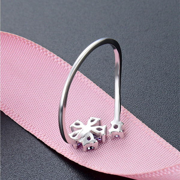 Delicate Flower Stacking Ring