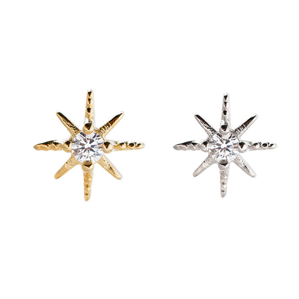 Dainty Tiny Small Star Stud Earrings