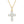 Moissanite Cross Pendant Necklace