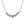 Moissanite Curved Bar Wedding Necklace