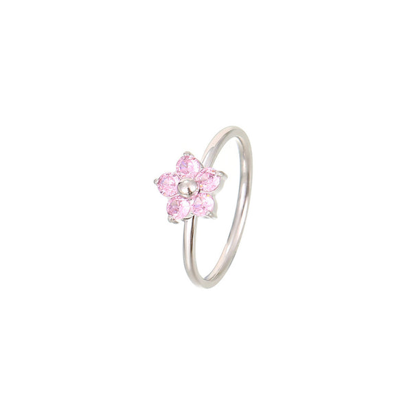 Dainty Flower Band Ring