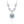 Moissanite Halo Wedding Necklace