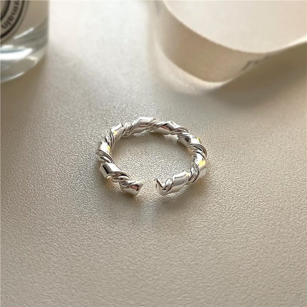 Minimalist Twist Stacking Ring