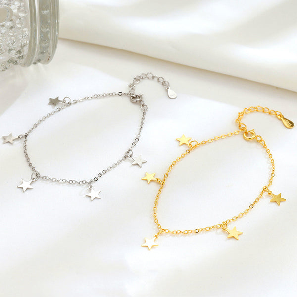 Dainty Star Charm Bracelet