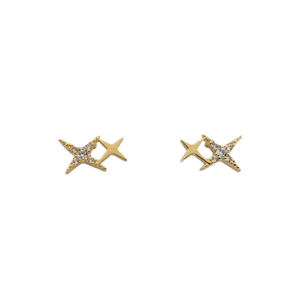 Dainty Star Stud Earrings