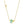 Solid 14k Gold Opal Star Charm Necklace