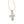 Mother Of Shell Cross Pendant Necklace