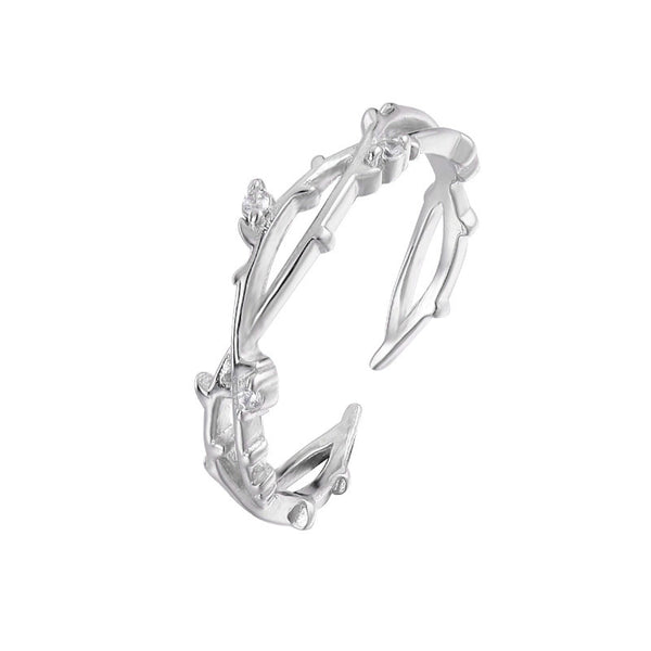 Delicate Twig Stacking Wedding Ring