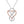 Moissanite Infinity Heart Charm Necklace