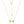 Solid 14k Gold Peridot Bow Tie Necklace