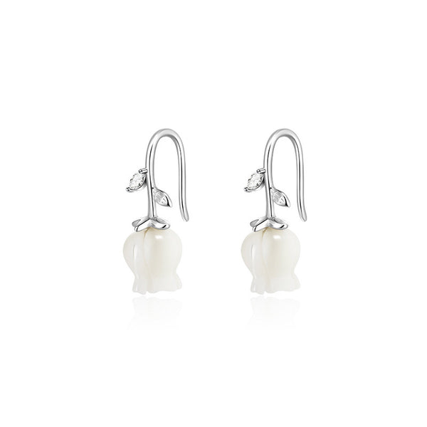 Lily Of Valley Hook Earrings