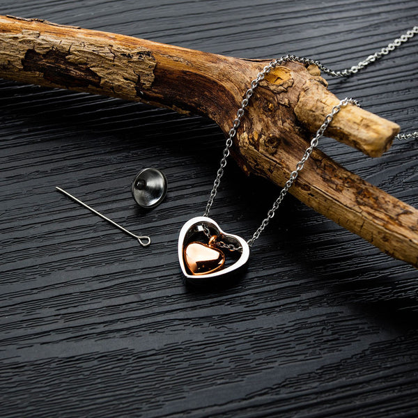 Heart Urn Pendant Necklace