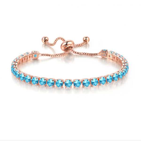 Birthstone Wedding Tennis Bracelet