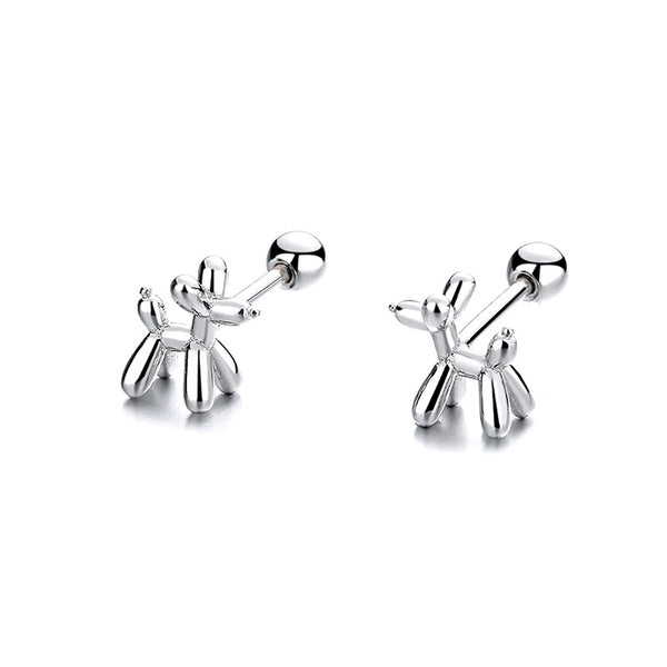 Balloon Dog Stud Earrings