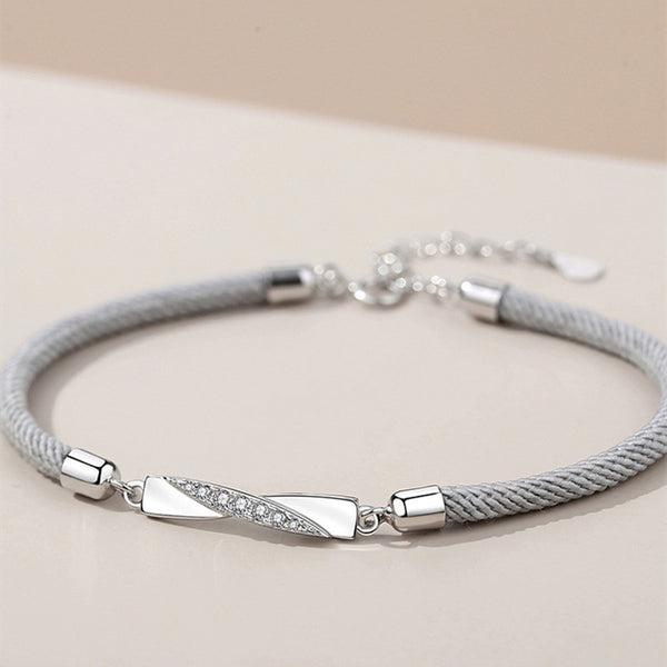 Mobius Strip Couple Braided Bracelet