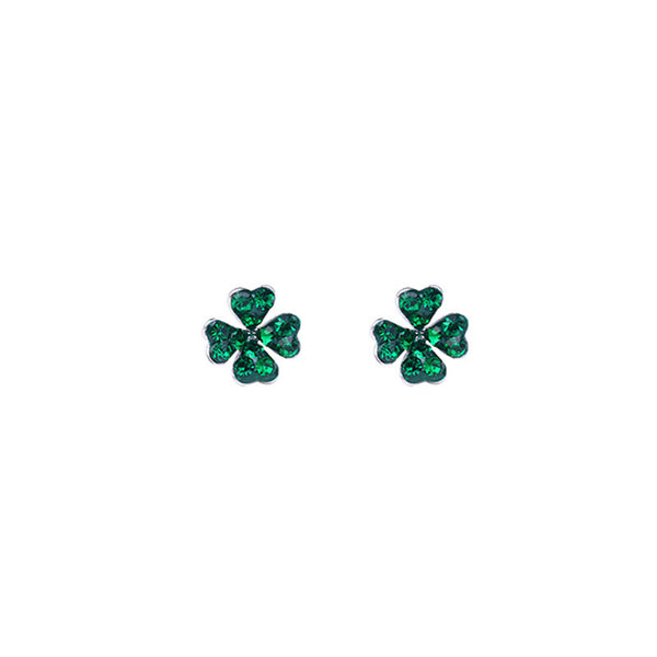 Four Leaf Clover Stud Earrings