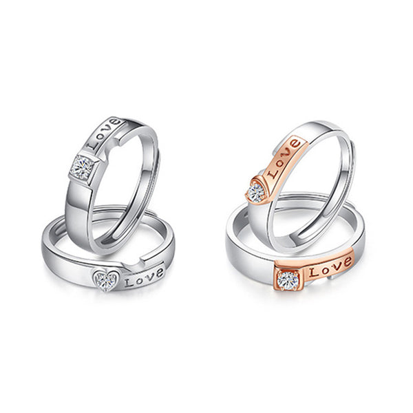 Love Heart Couple Ring