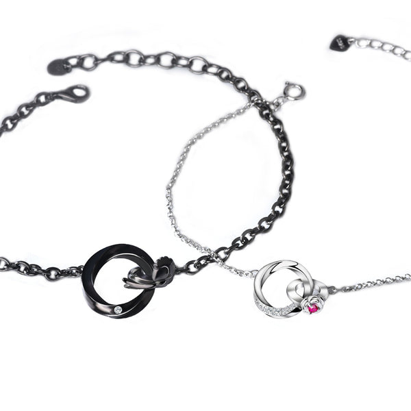 The Little Prince Rose Mobius Bracelet