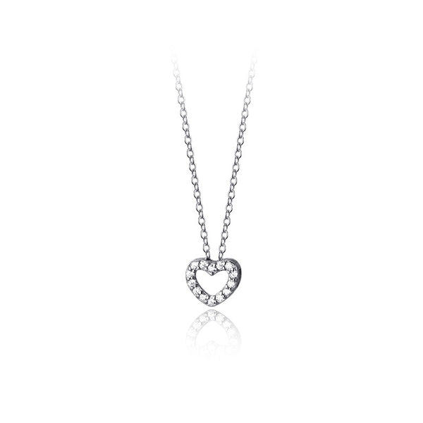 Dainty Heart Charm Pendant Necklace